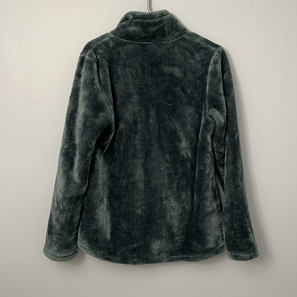 Super soft green fleece jacket - Picture 2 of 3